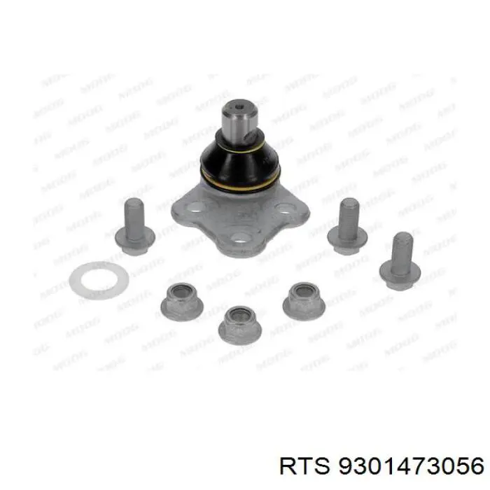 Кульова опора, нижня RTS 9301473056 ціна, від 16.24 USD
