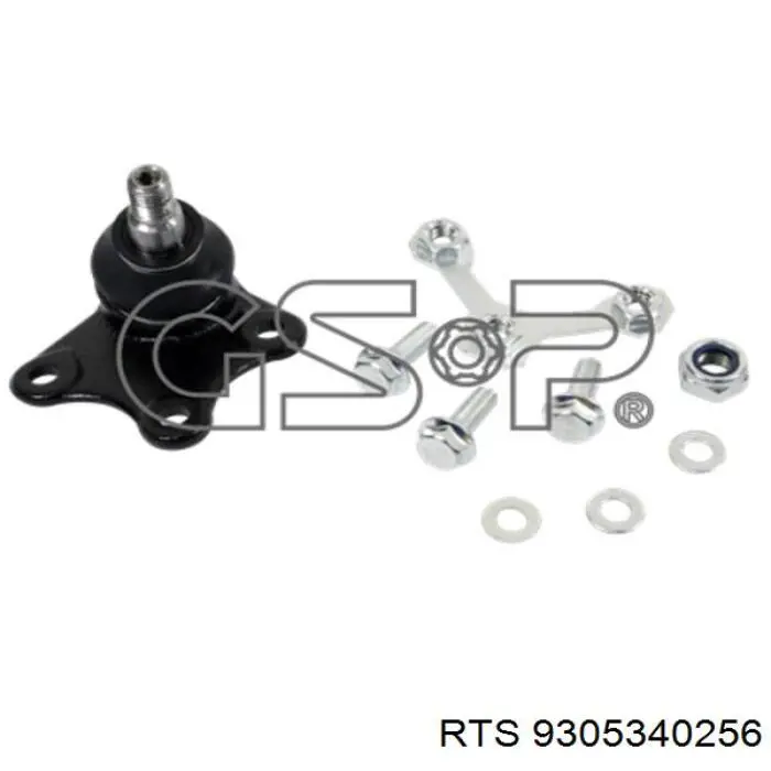 Кульова опора, нижня, ліва RTS 9305340256 ціна, від 10.38 USD