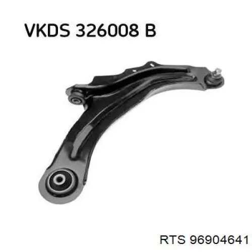 Важіль передньої підвіски нижній, правий RTS 96904641 ціна, від 27.13 USD