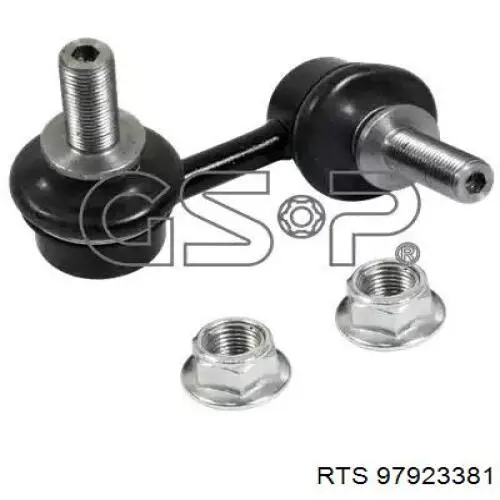 Стійка стабілізатора, переднього, права RTS 97923381 ціна, від 10.28 USD