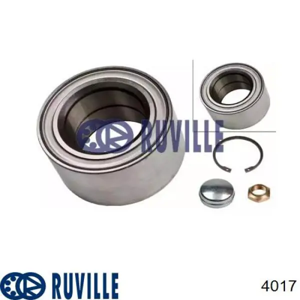 Підшипник ступиці 4017 Ruville