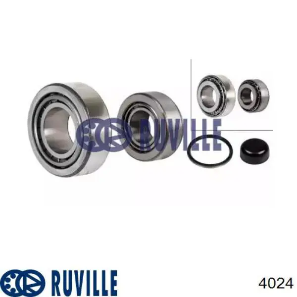 Підшипник задньої ступиці 4024 Ruville