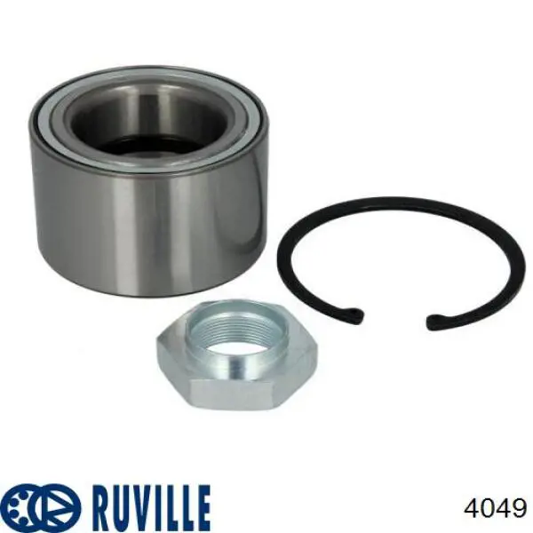 Комплект підшипник маточини передньої Ruville 4049 ціна, від 49.98 USD