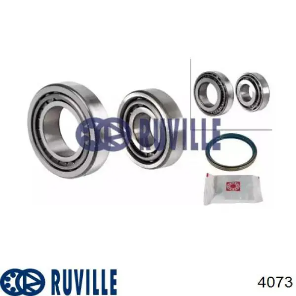 Купити 4073 Ruville Підшипник задньої ступиці