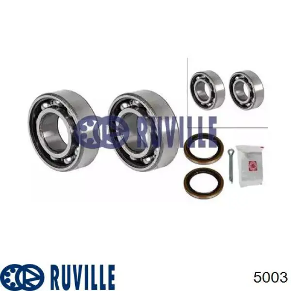 Підшипник задньої ступиці 5003 Ruville