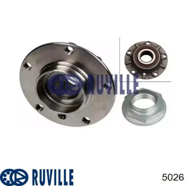 Передня маточина 5026 Ruville
