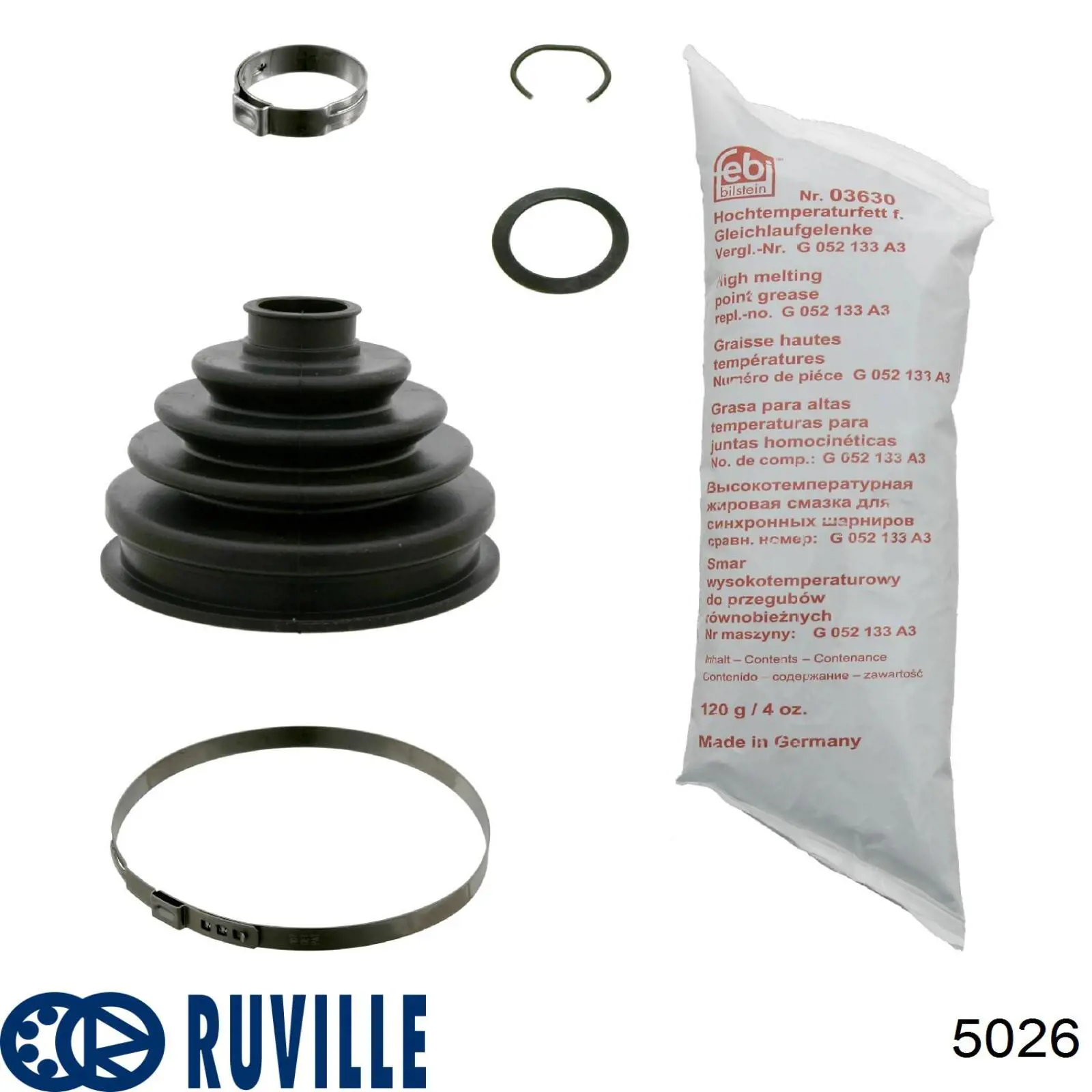 Маточина колеса передня Ruville 5026 ціна, від 42.31 USD