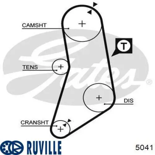 5041 Ruville Підшипник ступиці задньої