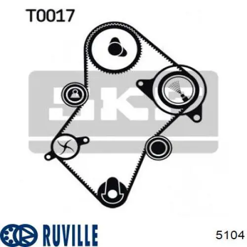 Підшипник маточини задньої Ruville 5104 ціна, від 20.68 USD