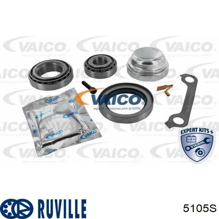 Комплект підшипник маточини передньої Ruville 5105S ціна, від 12.73 USD