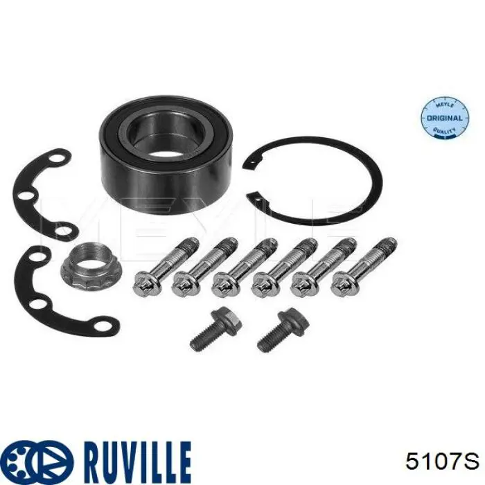 Підшипник маточини задньої Ruville 5107S ціна, від 19.67 USD