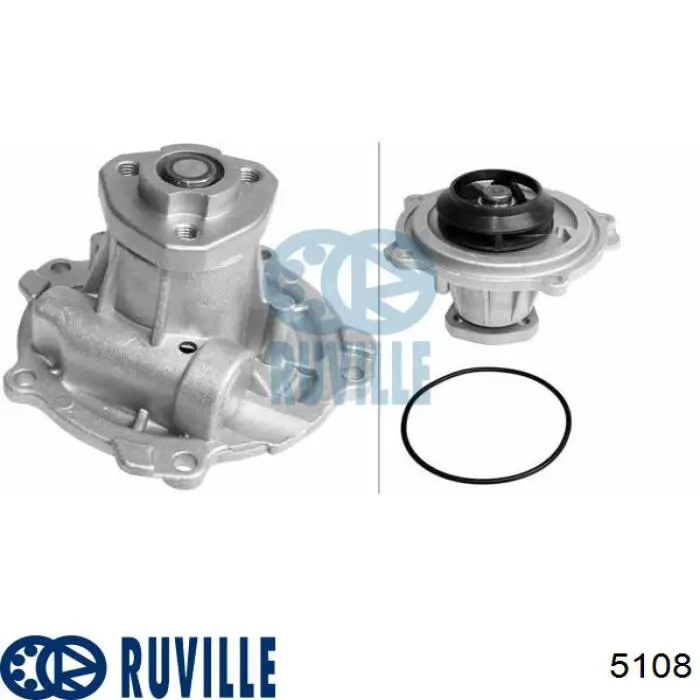 Комплект підшипник маточини передньої Ruville 5108 ціна, від 12.67 USD