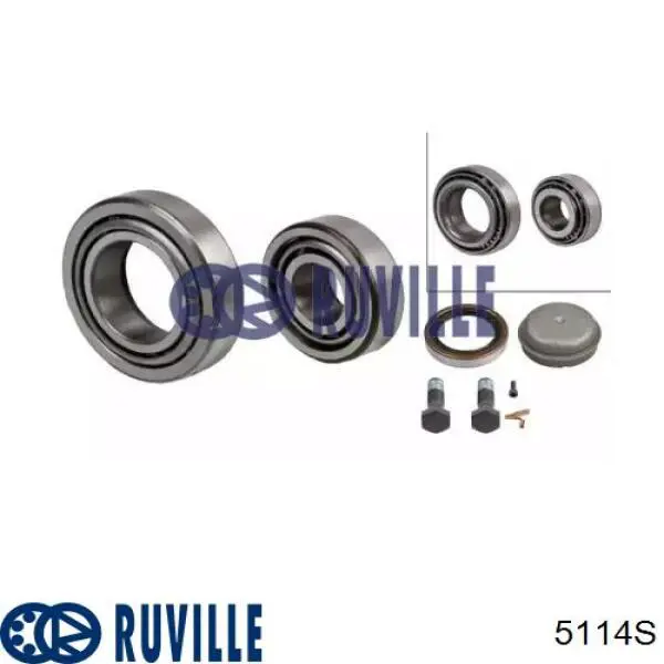 Купити 5114S Ruville Підшипник ступиці передньої