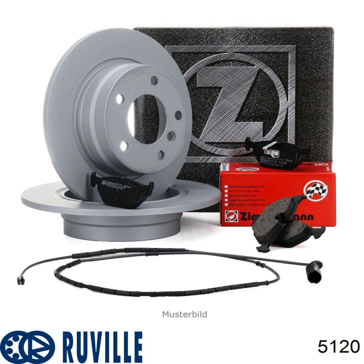 Комплект підшипник маточини передньої Ruville 5120 ціна, від 27.79 USD