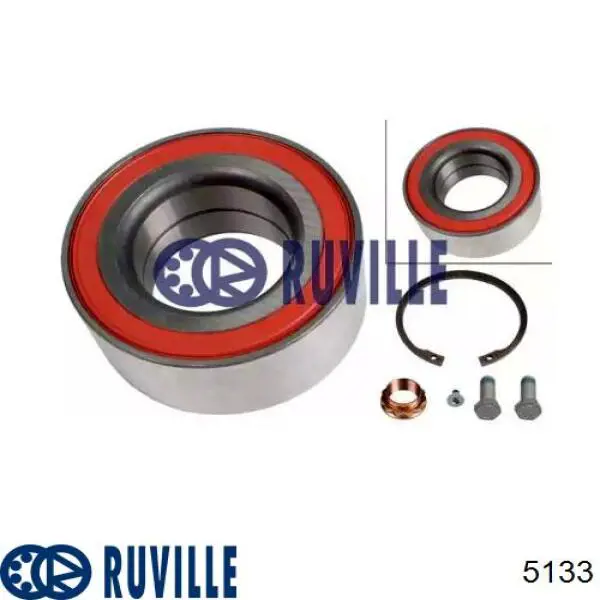 Підшипник маточини передньої/задньої 5133 Ruville