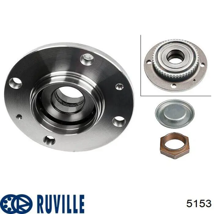 Підшипник маточини задньої Ruville 5153 ціна, від 27.69 USD