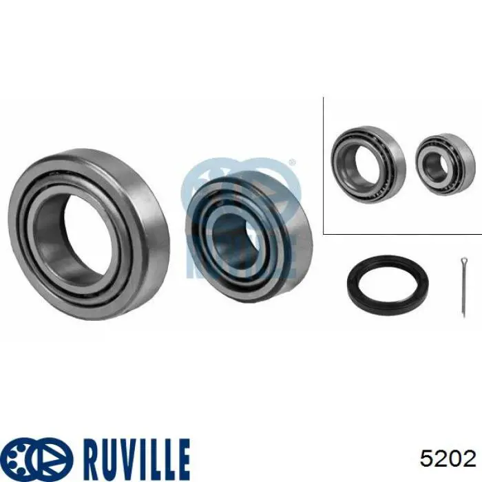 Підшипник ступиці 5202 Ruville