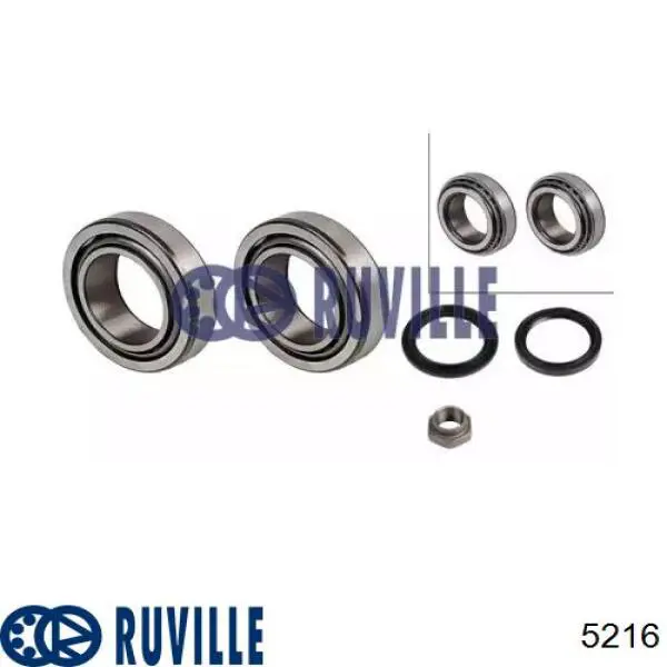 Підшипник ступиці 5216 Ruville