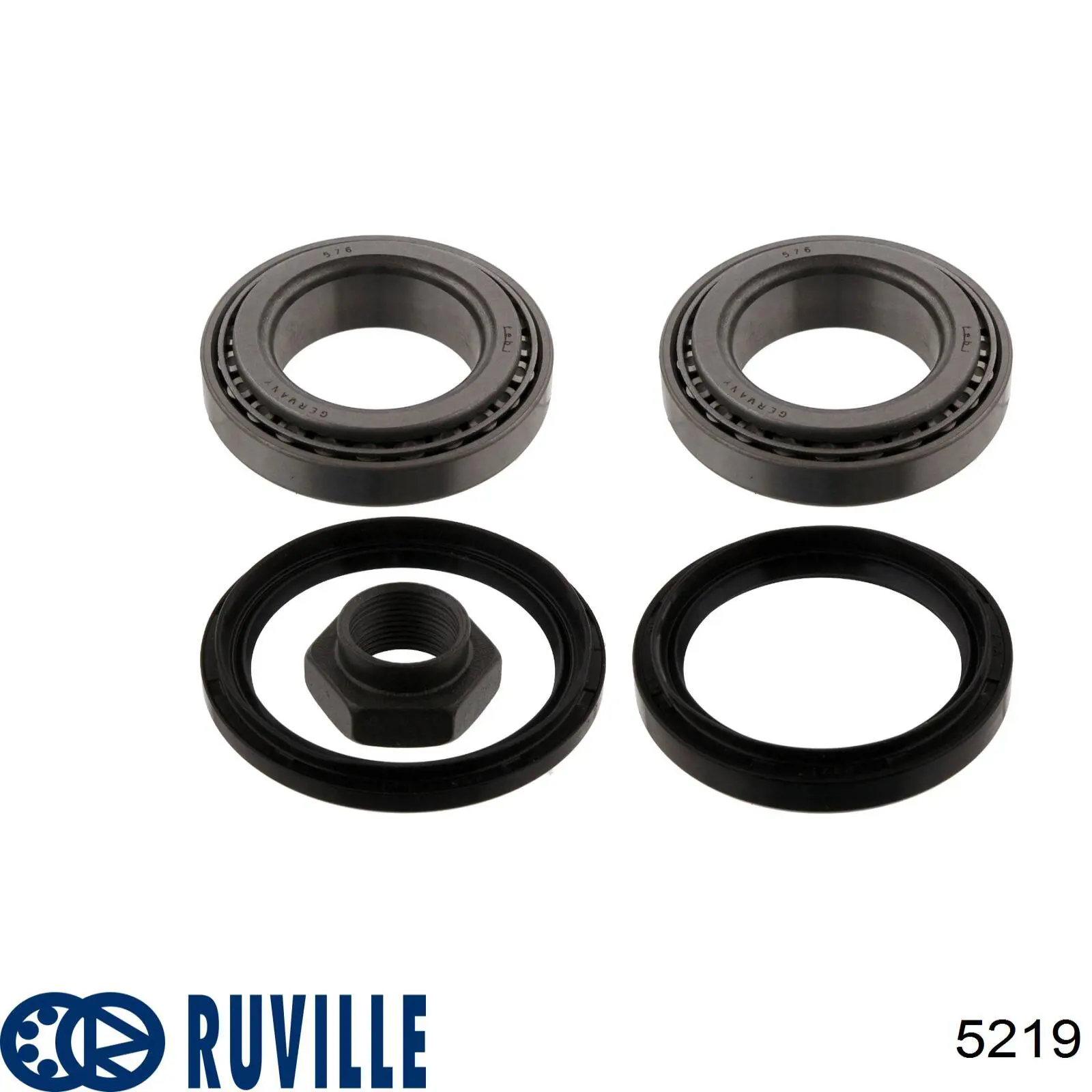 Комплект підшипник маточини передньої Ruville 5219 ціна, від 13.26 USD