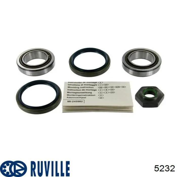 Підшипник маточини задньої Ruville 5232 ціна, від 15.98 USD