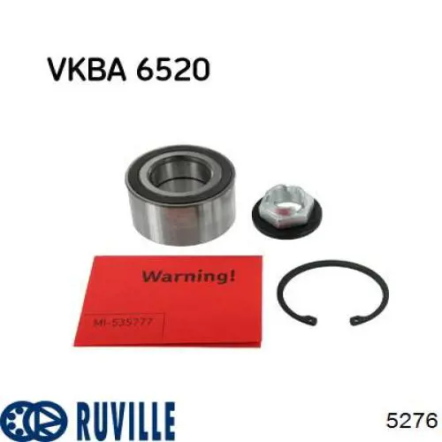 5276 Ruville Підшипник маточини передньої
