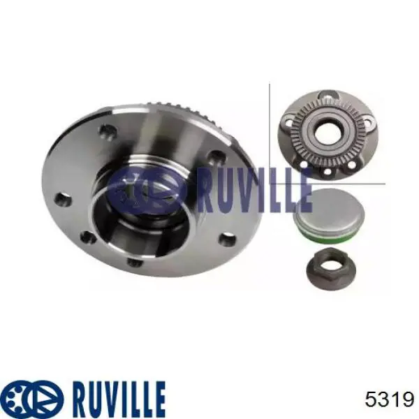 Маточина колеса передня Ruville 5319 ціна, від 34.41 USD