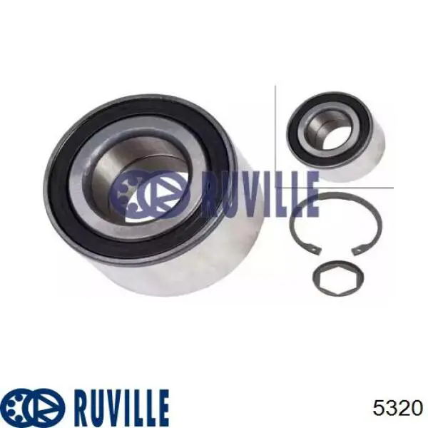 Купити 5320 Ruville Підшипник задньої ступиці