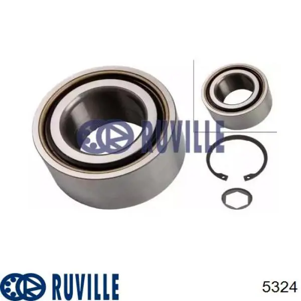 Купити 5324 Ruville Підшипник задньої ступиці