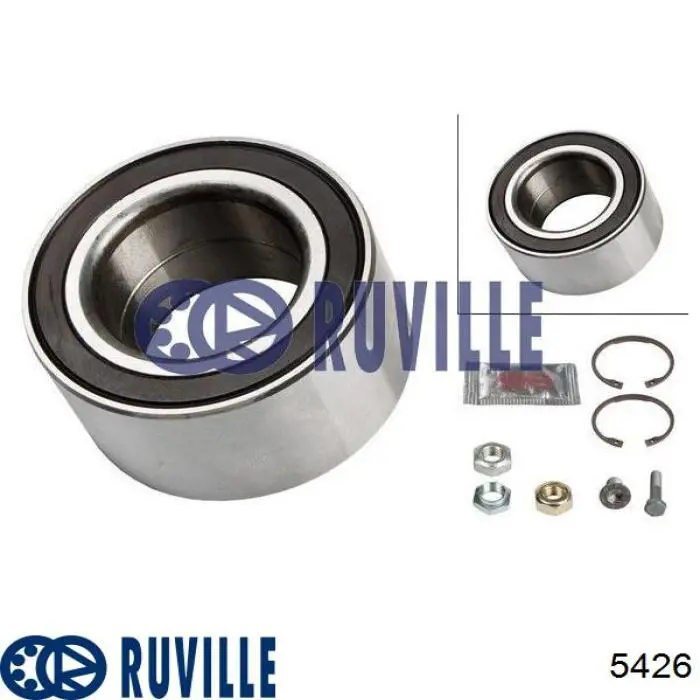 Купити 5426 Ruville Підшипник маточини передньої/задньої