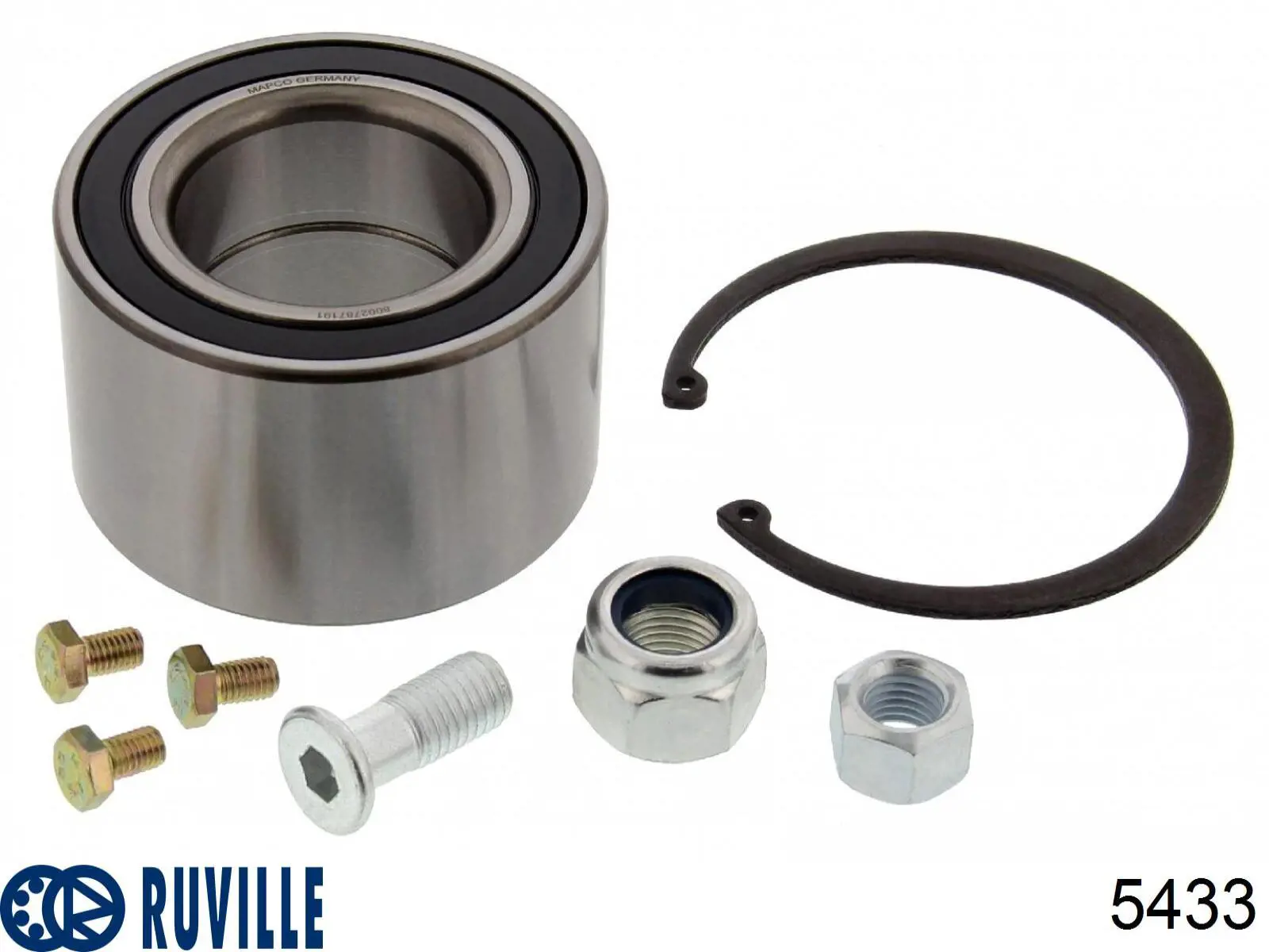 Підшипник маточини задньої Ruville 5433 ціна, від 33.15 USD