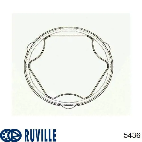 Купити 5436 Ruville Підшипник задньої ступиці
