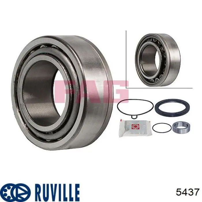 Підшипник задньої ступиці 5437 Ruville