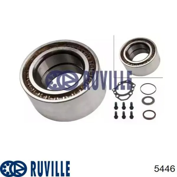 Підшипник маточини задньої Ruville 5446 ціна, від 18.32 USD