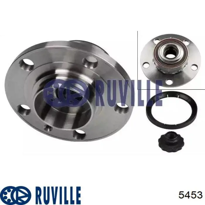 Передня маточина 5453 Ruville
