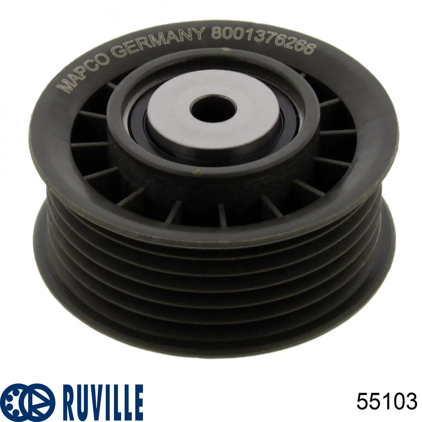 Ролик приводного ременя, паразитний Ruville 55103 ціна, від 11.27 USD