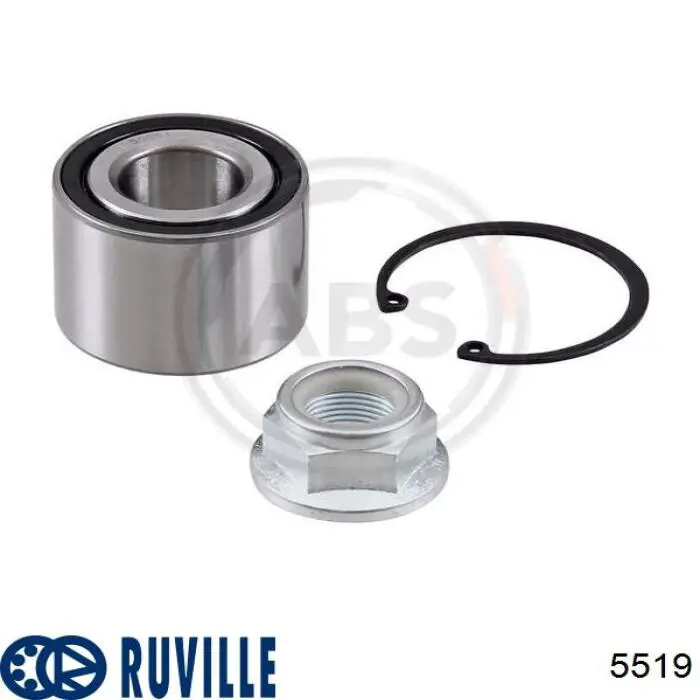 Підшипник маточини задньої Ruville 5519 ціна, від 14.87 USD