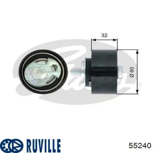 55240 Ruville Ролик натягувач