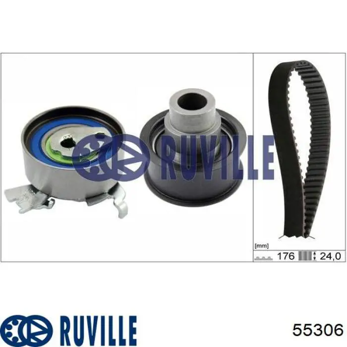 55306 Ruville Ролик натягувач