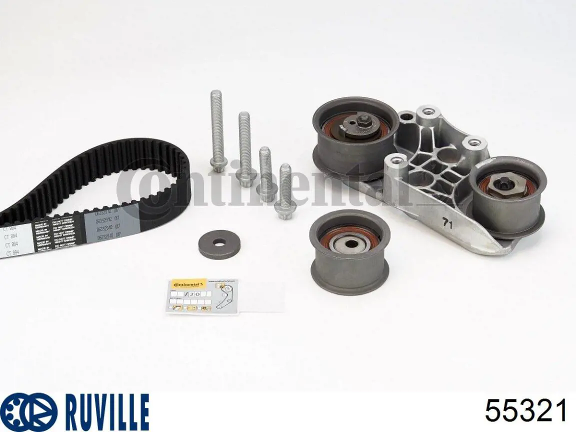 Натягувач ременя ГРМ 55321 Ruville