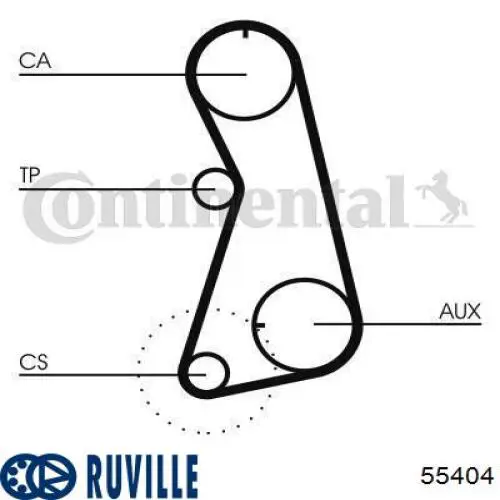 Купити 55404 Ruville Натяжний ролик