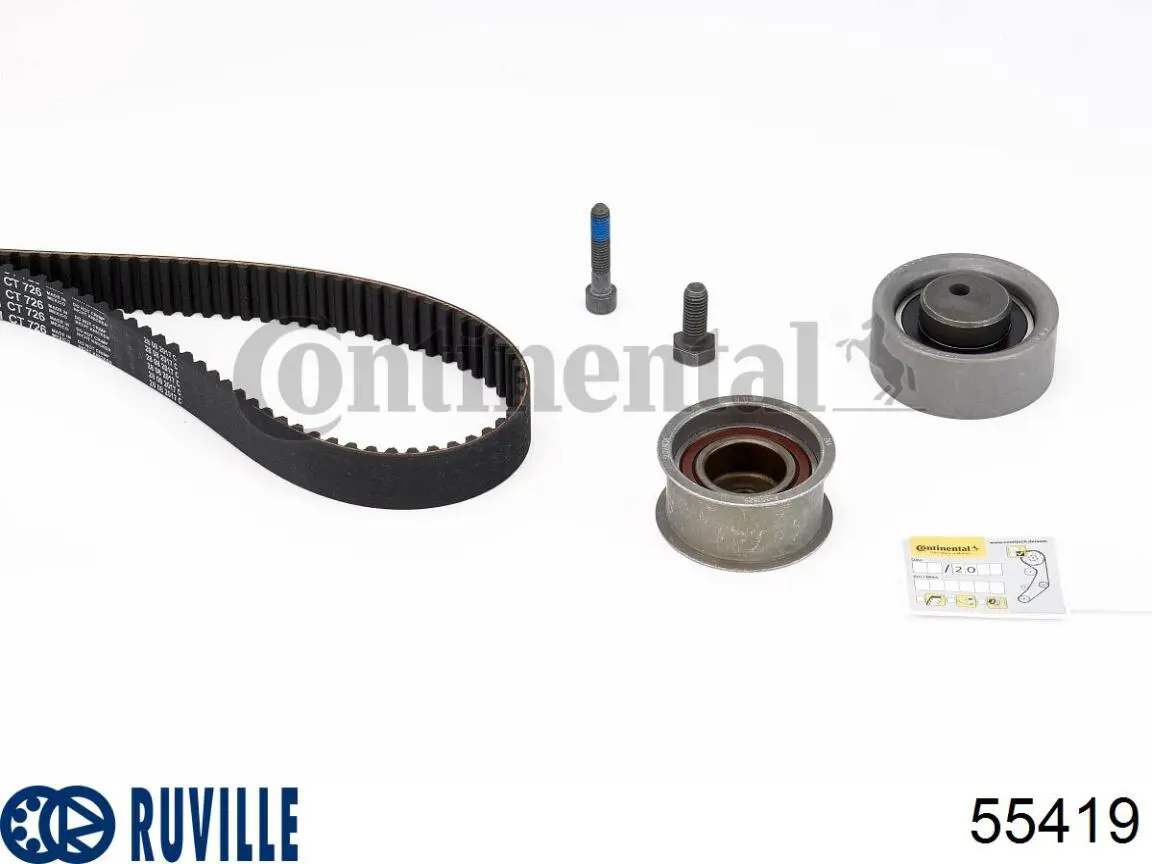 Ролик натягувача ременя ГРМ 55419 Ruville