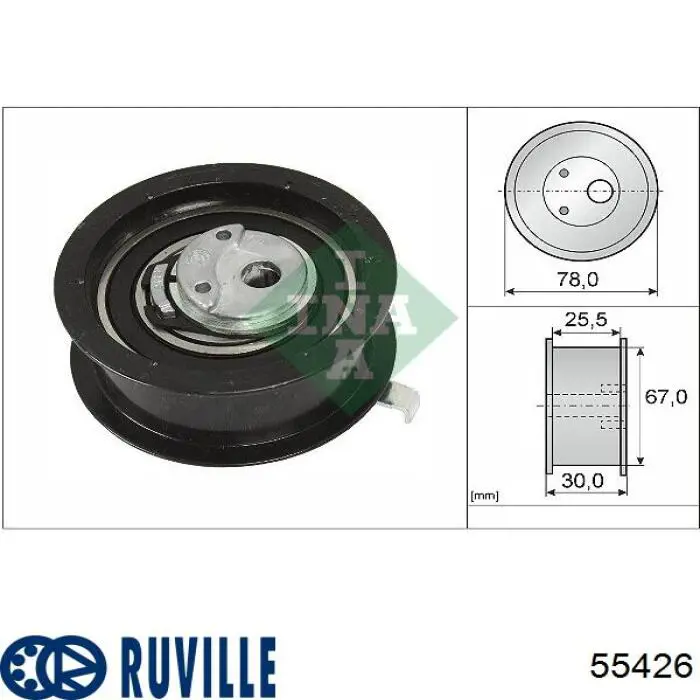 55426 Ruville Ролик натягувач