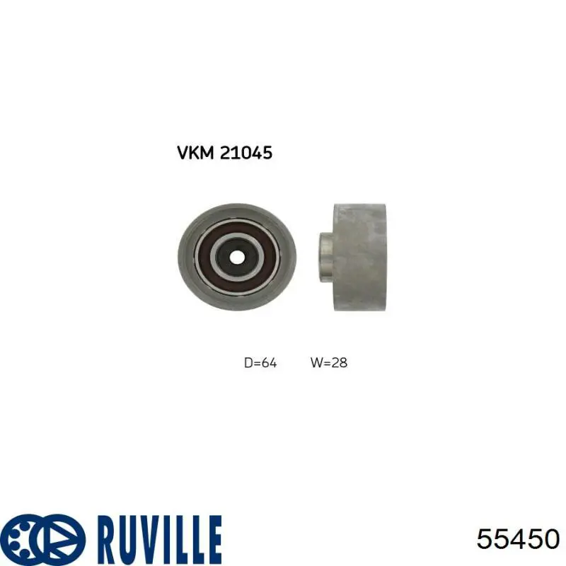 55450 Ruville Паразитний провідний ролик