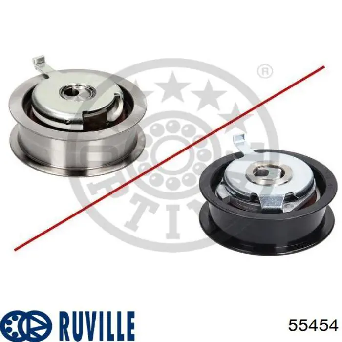 Ролик натяжителя ременя газорозподілу Ruville 55454 ціна, від 32.81 USD