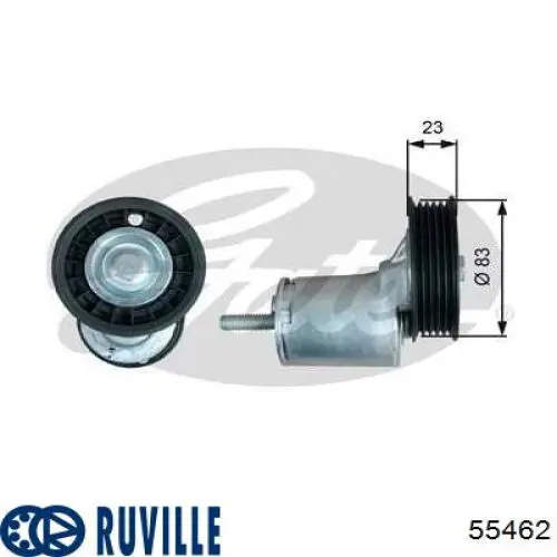 Натяжний ролик Ruville 55462 ціна, від 12.19 USD