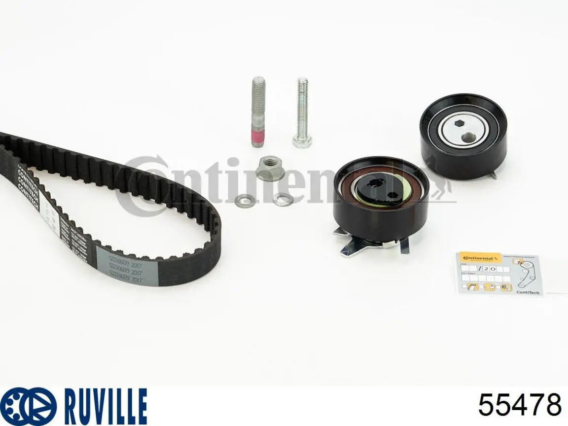 Ролик натяжителя ременя газорозподілу Ruville 55478 ціна, від 23.42 USD