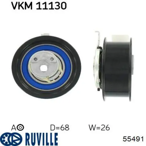 55491 Ruville Ролик натягувач