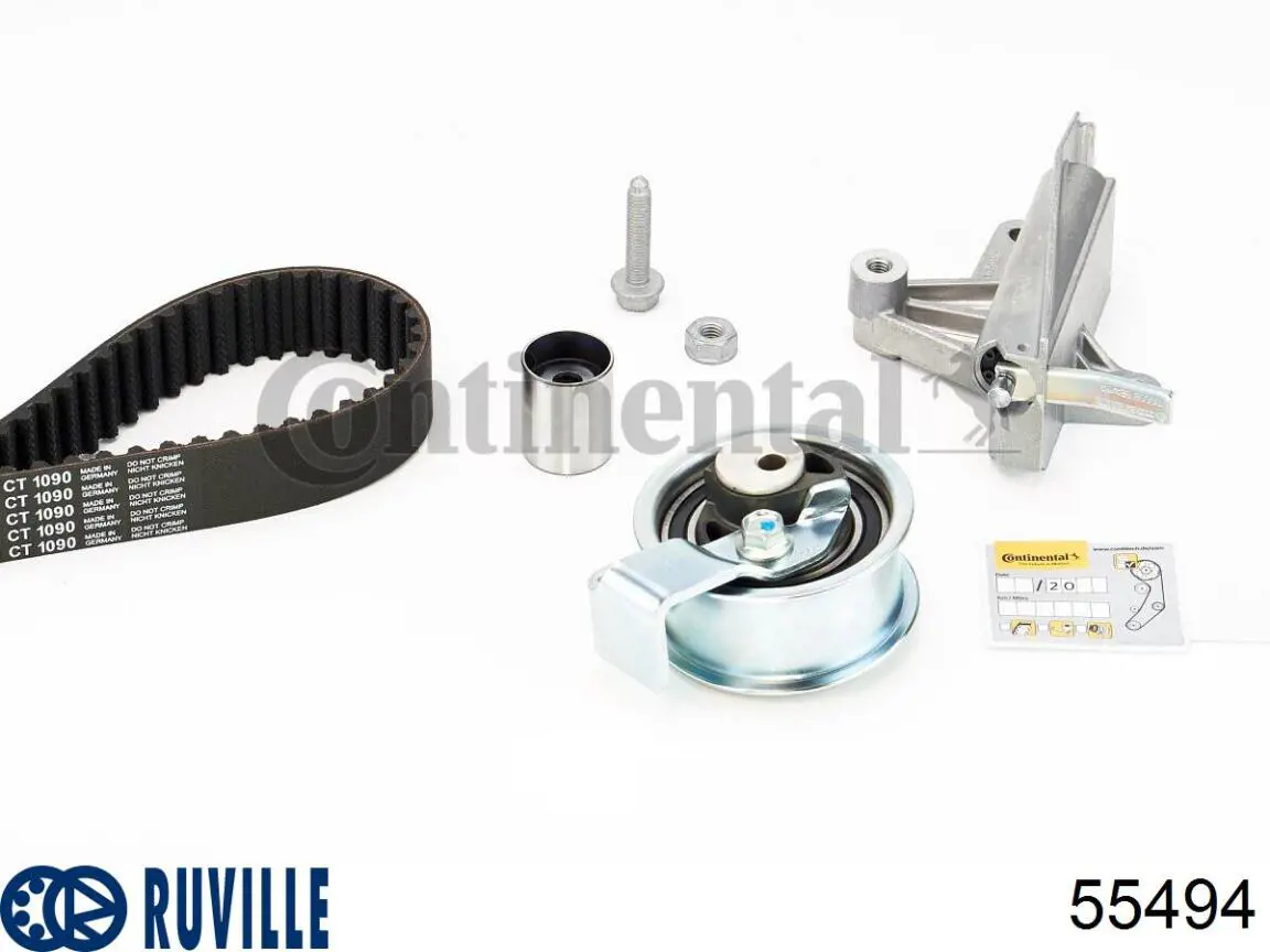 Ролик натяжителя ременя газорозподілу Ruville 55494 ціна, від 35.34 USD