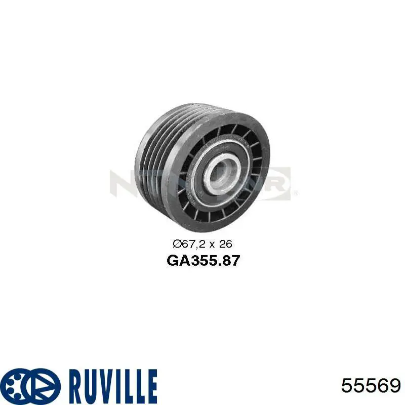 Натяжний ролик Ruville 55569 ціна, від 12.03 USD