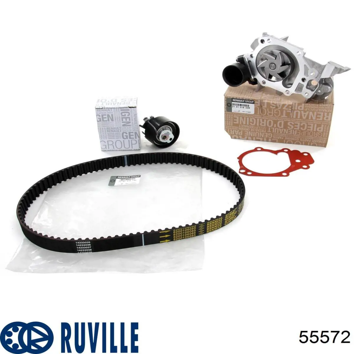 Ролик натягувача ременя ГРМ 55572 Ruville